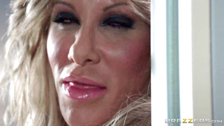 Farrah Dahl masturbates watching her stepdaughter Cassidy Klein fuck her boyfriend