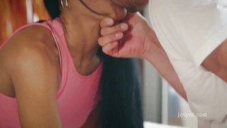 Apolonia Lapiedra gives blowjob to Kristof Cale