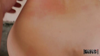 Jaimie Vine gets fucked doggystyle outdoors