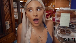 Blonde Abella Danger is sucking the big dick in POV