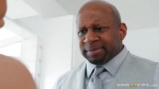 Lela Star seduces Prince Yahshua in the kitchen