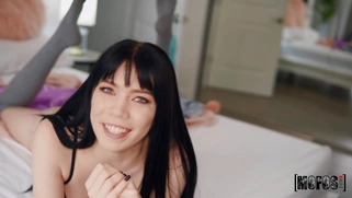 Amateur Leda Bear is sucking cock in POV