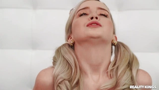 Lexi Lore rides the hard cock with her asshole