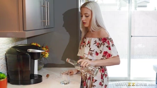 Cherie DeVille is sucking cock and her daughter is none the wiser