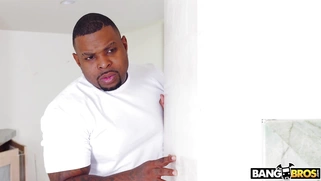 All natural Whitney Wright is taking the shower