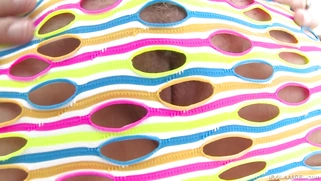 Cassidy Klein reveals her butt and spreads her plump cheeks for his tongue