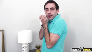 Rachel Cavalli is sucking her stepson's cock