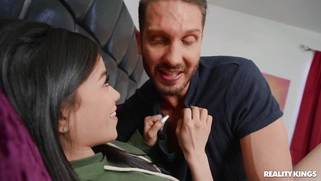 18yo Savannah Sixx gets her pussy drilled from behind