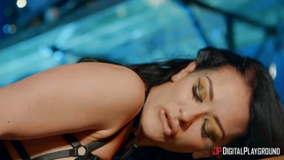 Lesbians Madison Ivy and Katrina Jade have fun