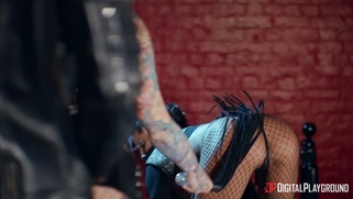 Monique Alexander and Madison Ivy are sucking the huge cock