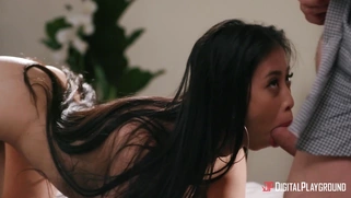 Jade Baker gets her face fucked