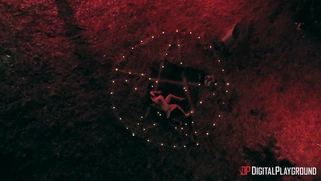 Big titted Abigail Mac gets pussy fucked on the ground