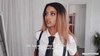 Russian Lucy Heart is playing with her pussy