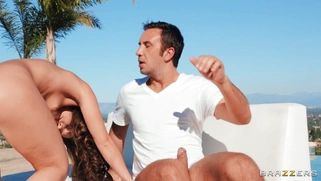 Remy LaCroix gets assfucked doggystyle outdoors