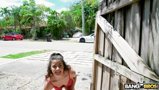 Kylie Rocket is sucking the cock and licking balls in POV