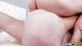 Abella Danger in sexy black boots gets double penetrated