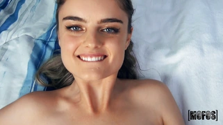 Lexie Fux gets cumshot on her tongue after pussy fucking