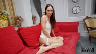 Russian Lilu Moon shows off her cock sucking skills