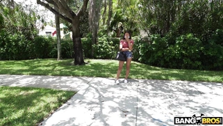 Michelle Anderson is getting picked up on the street