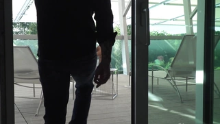 Blonde Cherry Kiss orally serves two big cocks