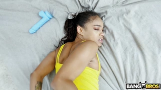 Scarlit S. gets fucked like a bitch dog in POV