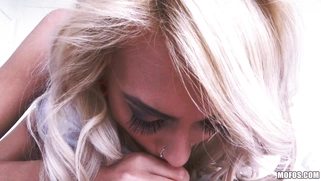 Janice Griffith loves sucking the big thing and licking balls