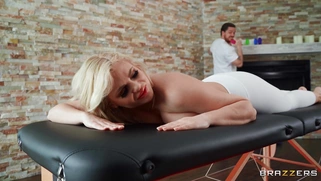 Katy Jayne gets her leggings ripped and pussy fucked by Kyle Mason