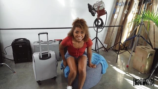 Cute French babe Milu Blaze