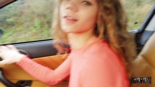 Sabrina Spice is sucking the cock in POV outdoor