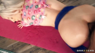 Kenzie Reeves gets her ass fucked on the floor