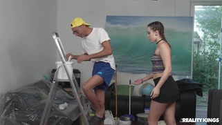 Zoe Doll is sucking the big cock in POV