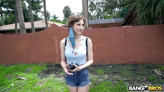 Tristan Summers is getting picked up outdoors