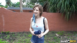 Tristan Summers is getting picked up outdoors