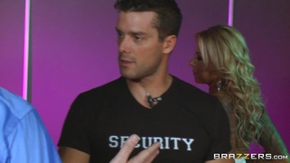 Britney Shannon seduces the bouncers to let her inside the club