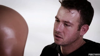 Adriana Chechik gets her mouth and pussy fucked by Chad White and Tommy Pistol