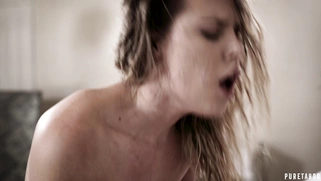 Aubrey Sinclair rides and sucks the hard dick