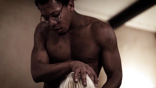 Chloe Couture is sucking the huge black shaft