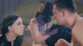 Casey Calvert and Whitney Wright are sucking the dick