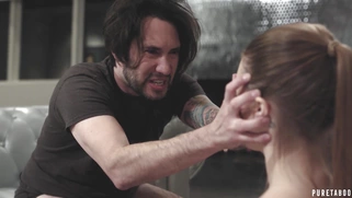 Jill Kassidy gets her face fucked by Tommy Pistol