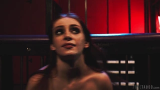 Maya Kendrick gets jizz load in her open mouth