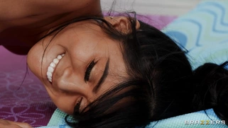 Ember Snow gets fucked by Abella Danger with the strap-on