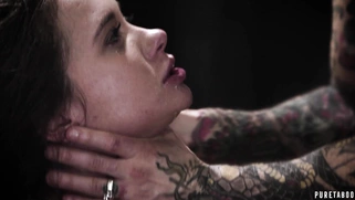 Gia Paige takes two cocks in her mouth