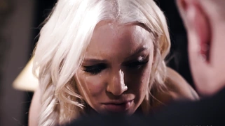 Kenzie Taylor leaned on the desk and got pussy fucked