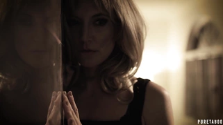 Mona Wales is spying on Casey Calvert as she is sucking the cock