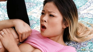 19yo Lulu Chu gets her shaved pussy plowed