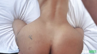 Nina Pink gets her pussy drilled doggystyle