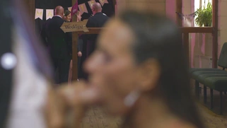 Mea Melone sucking gigantic, meaty shaft at the wedding