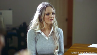 Sexy [censored] Carly Rae seducing her teacher with her juicy tits