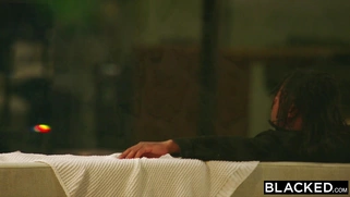 Naomi Swann gets her pussy fucked by the black monster cock