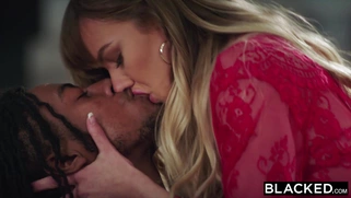 Naomi Swann gets her pussy fucked by the black monster cock